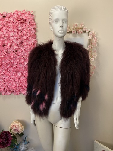 Manteau fourrure racoon - manteau,